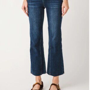 Risen Aspen Twisted Seam Ankle Flare Jeans